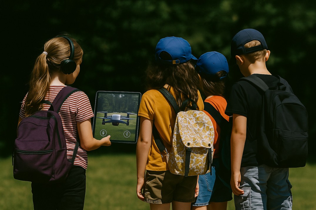 Děti se účastní kroužku